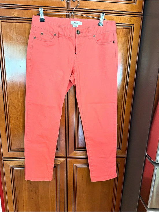 Vineyard Vines Denim - vineyard vines Skinny Jeans in Coral Pink Size 4
